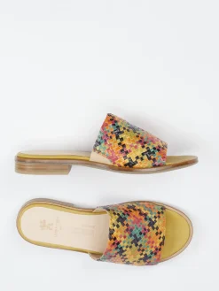 – Pantolette aus Flechtleder color-Werner