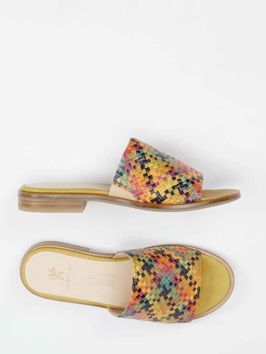 – Pantolette aus Flechtleder color-Werner