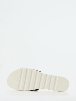 – Pantolette aus Flechtleder Dunkel-Werner