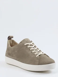 – Sneaker aus Nubukleder in Taupe-Werner Online