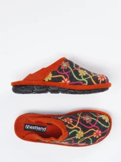 – Pantoffeln aus Filz in Ziegel-Westland Discount