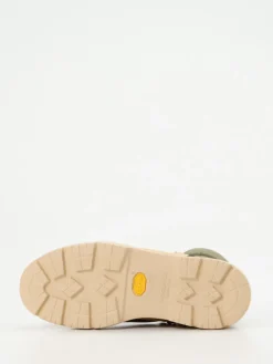 – Hiking-Stiefel aus Lammleder in Oliv-Mix-Woolrich