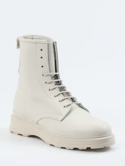 – Schnürboots aus Kalbleder cremeweiß-Woolrich New