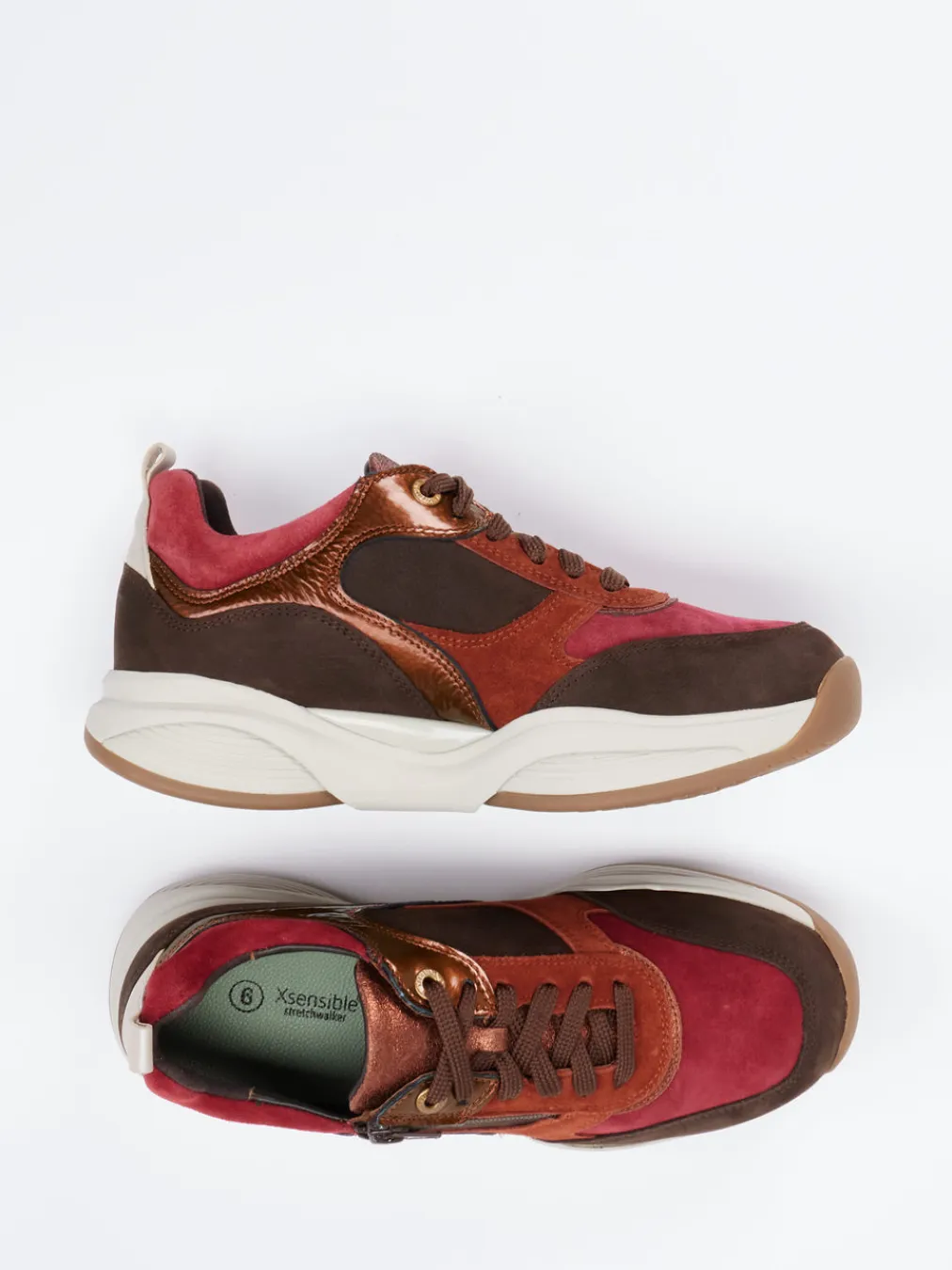 – Chunky Sneaker aus Veloursleder color-XSENSIBLE Discount