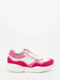 – Chunky Sneaker aus Velour/Leder in Pink-XSENSIBLE Outlet