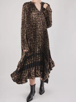 – Plisseekleid aus Textil in-Yippie Hippie Outlet